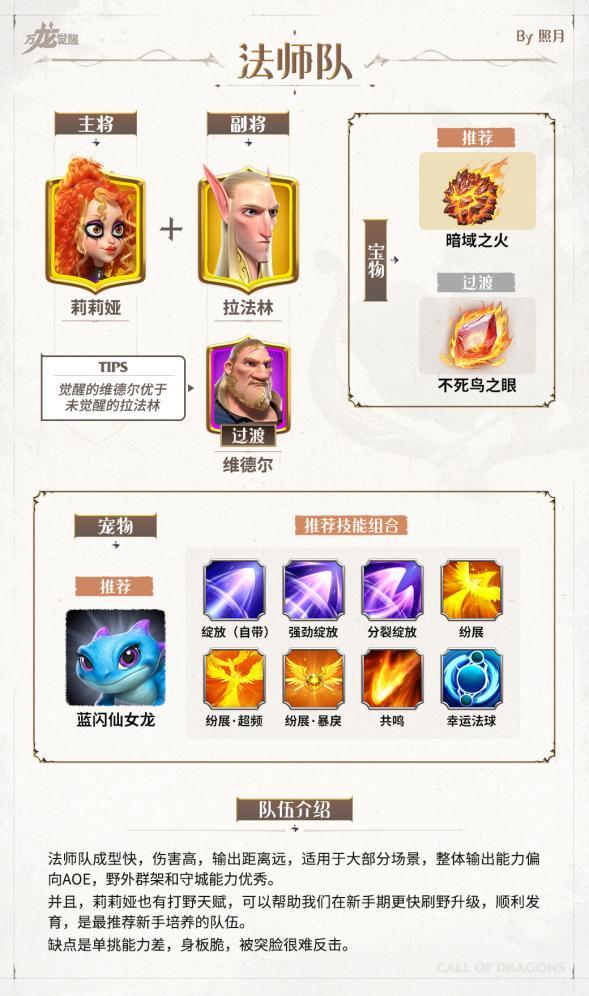 万龙觉醒法师队阵容