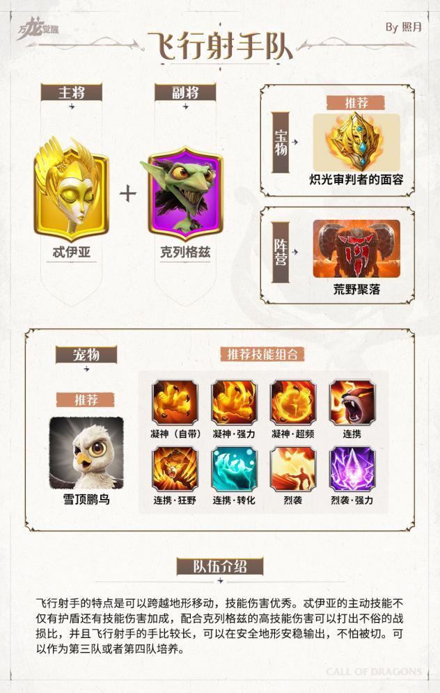 万龙觉醒飞行射手队阵容